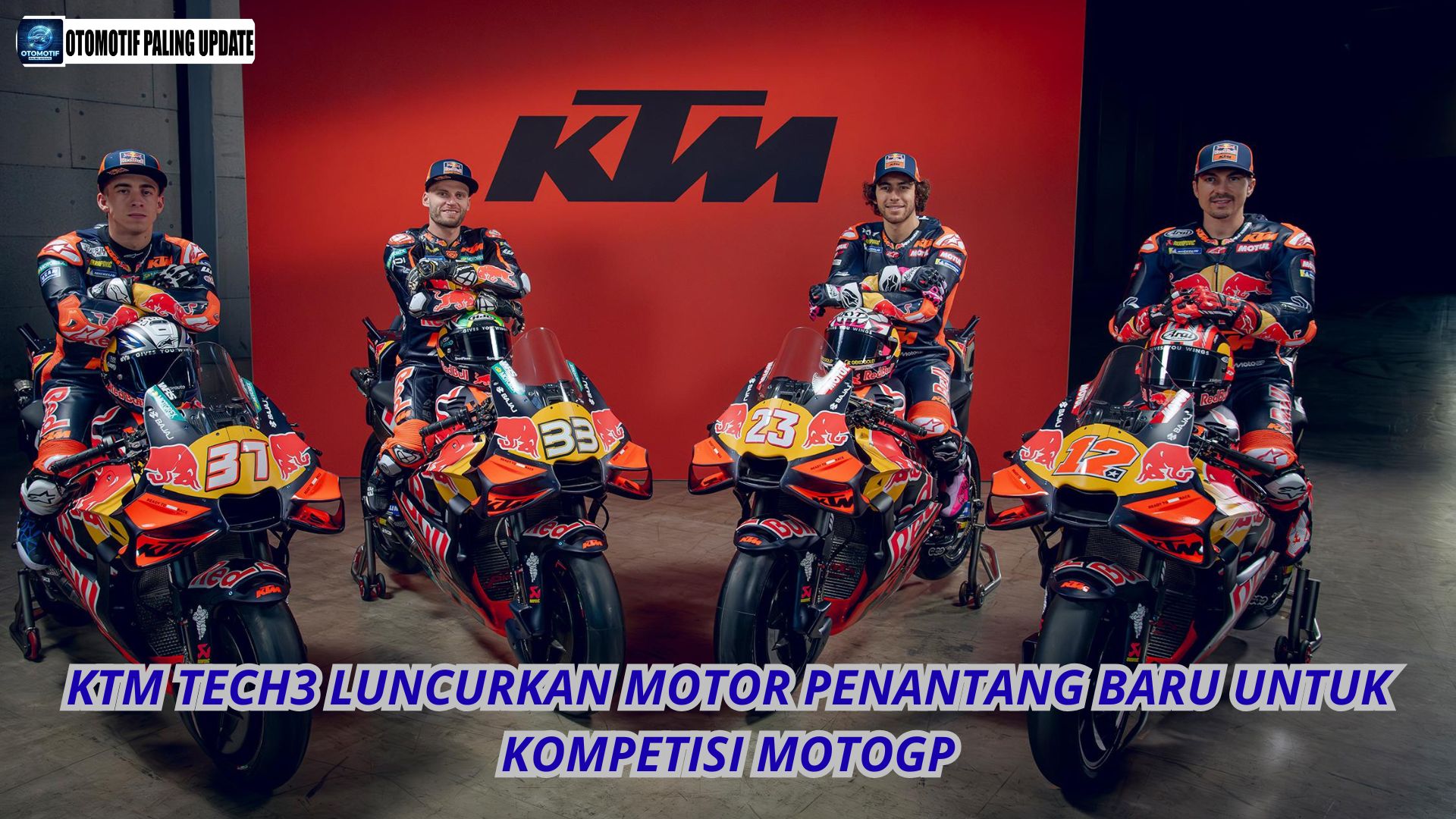 KTM Tech3 Luncurkan Motor Penantang Baru Untuk Kompetisi MotoGP