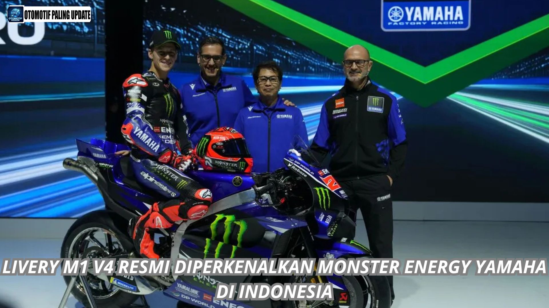 Livery M1 V4 Resmi Diperkenalkan Monster Energy Yamaha Di Indonesia