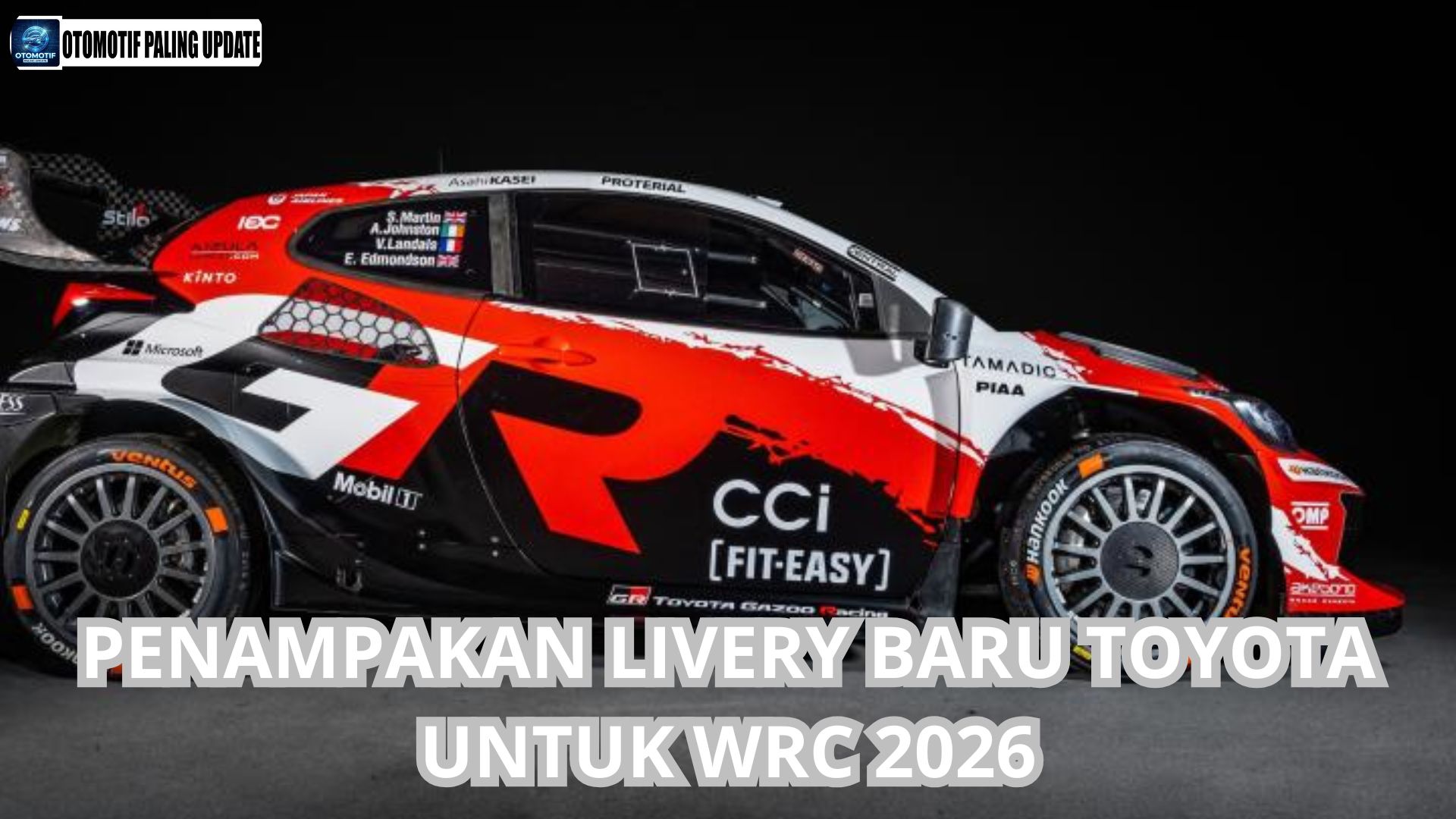Penampakan Livery Baru Toyota untuk WRC 2026