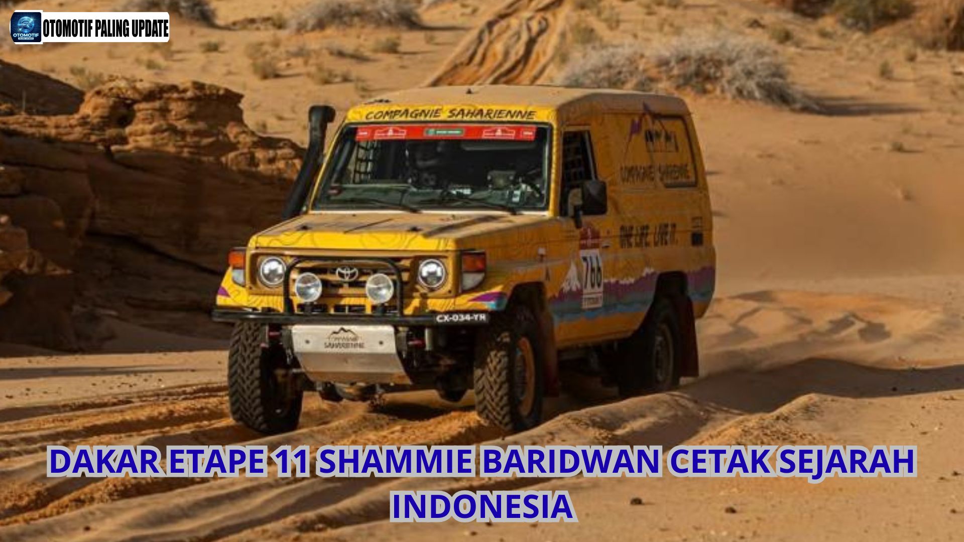 Dakar Etape 11 Shammie Baridwan Cetak Sejarah Indonesia