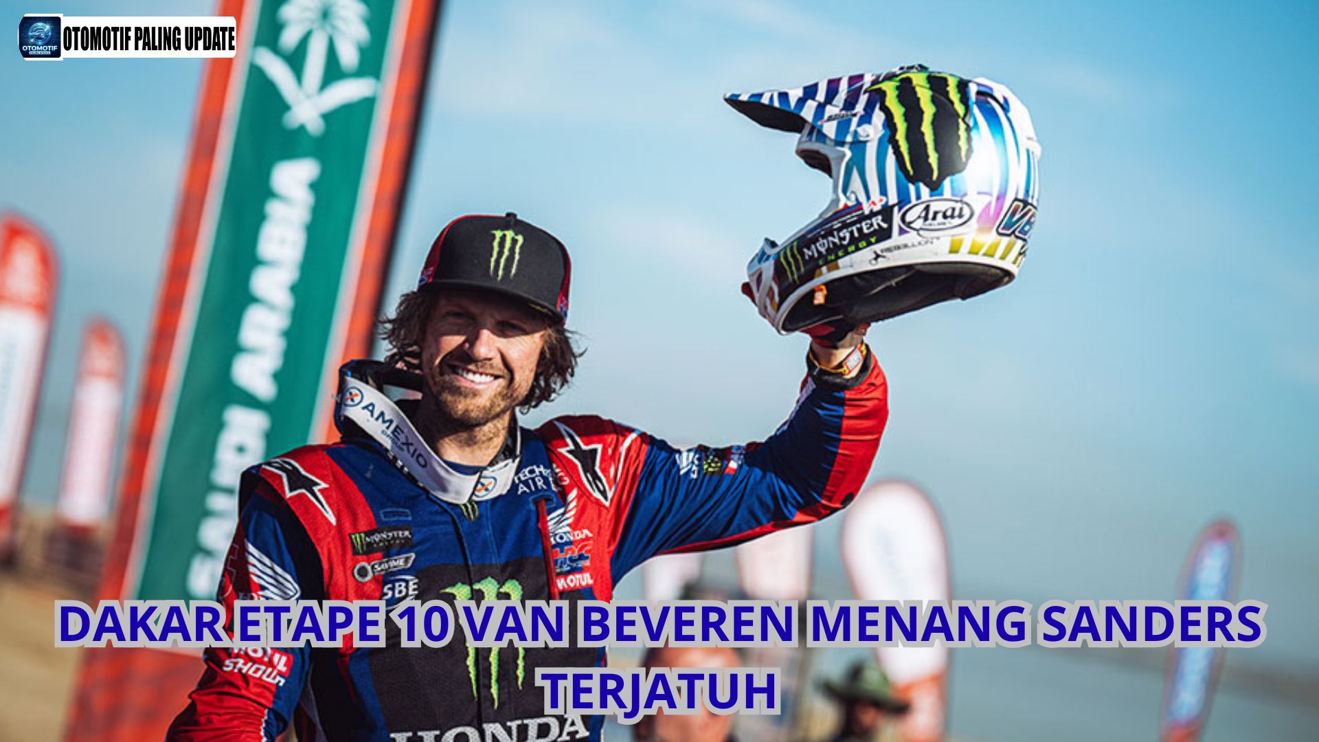 Dakar Etape 10 Van Beveren Menang Sanders Terjatuh