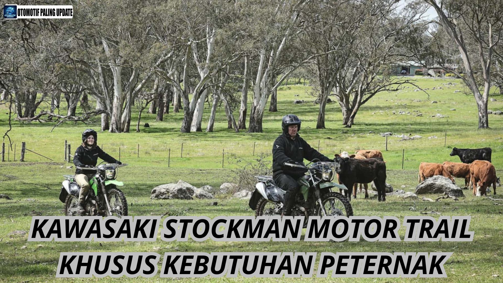 Kawasaki Stockman Motor Trail Khusus Kebutuhan Peternak